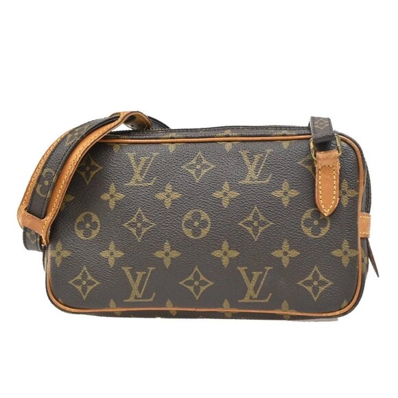 LOUIS VUITTON Marly Bandouliere Shoulder Bag Monogram Leather BN M51828 31EF142 - Picture 1 of 16